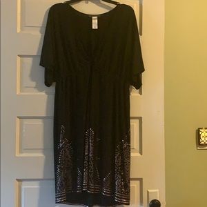 Black Cover Up w Rose Gold Details 18-20